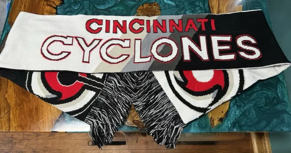 2022-23 Cincinnati Cyclones Hockey Scarf SGA